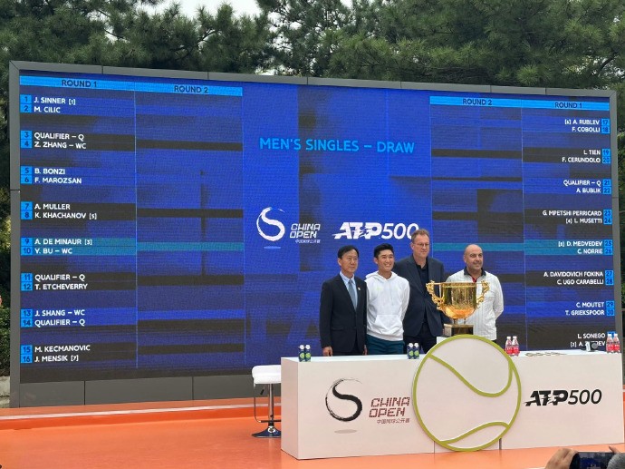 辛纳首轮将, WC, 张之臻 辛纳首轮将, WC, 张之臻