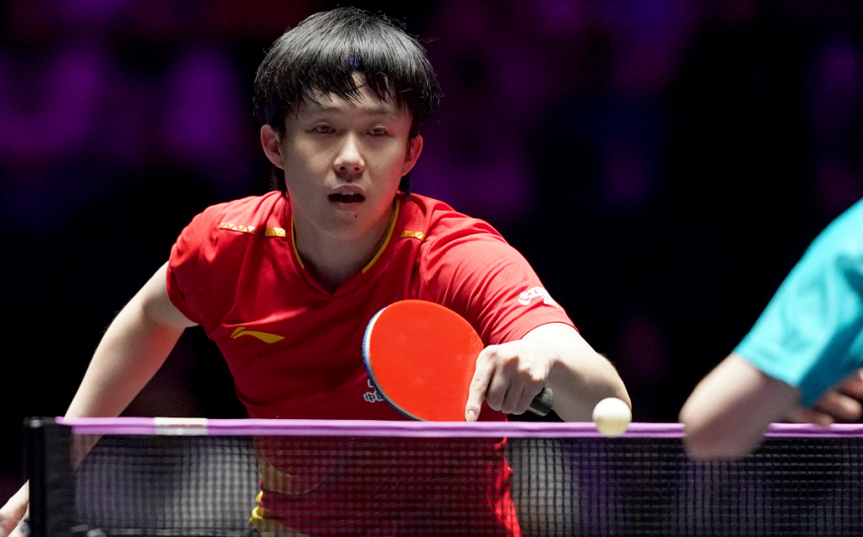 个世乒赛单, 王楚钦的发, 的第